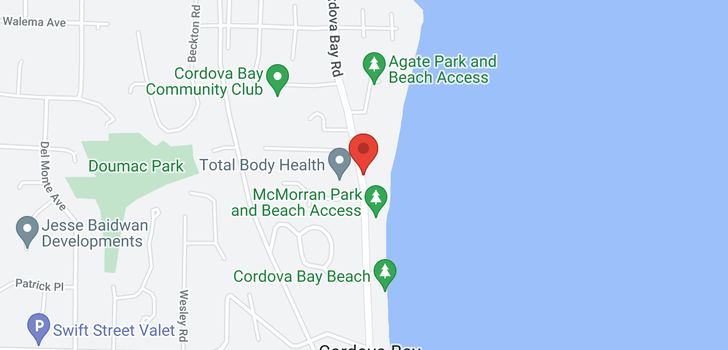 map of 410-5118 Cordova Bay Rd